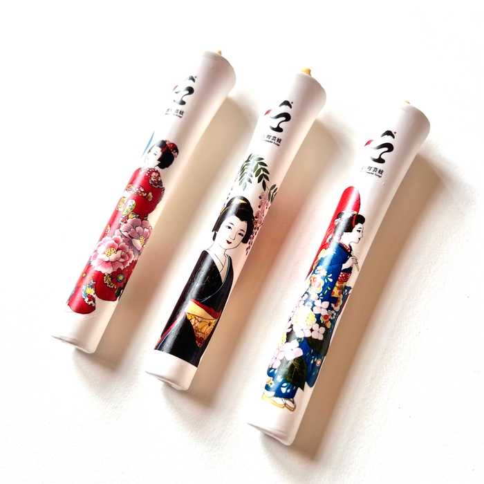 柳都華絵巻ろうそく(12cm 3本入)