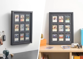 お気に入りのトレーディングカードをアートのように飾れるマグネットローダー35pt専用 トレーディングカード額縁「TCG-01」を新発売！