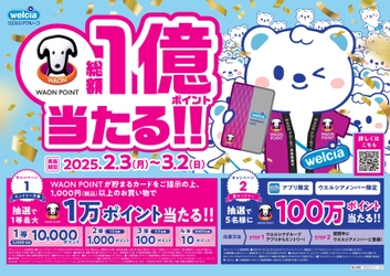 開催中！3月2日まで！！ ウエルシアのポイントキャンペーン