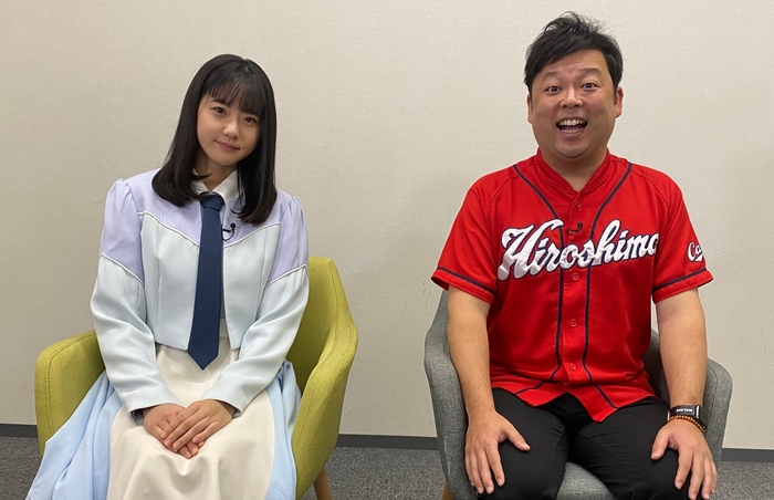 左から:ゲスト/STU48 瀧野由美子、ボールボーイ佐竹