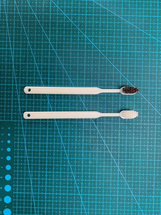 99%以上植物由来の生分解性樹脂でできた歯ブラシ