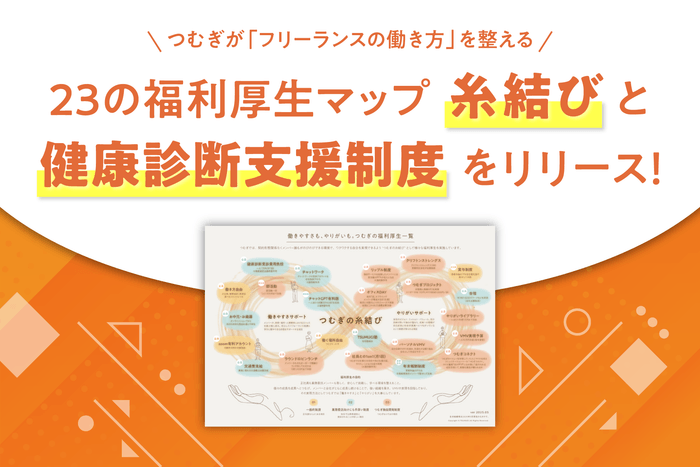 フリーランスも利用できる健康診断制度＆福利厚生マップ「糸結び」