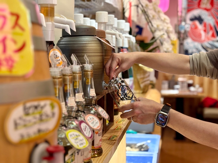 セルフ飲み放題用ドリンクバー