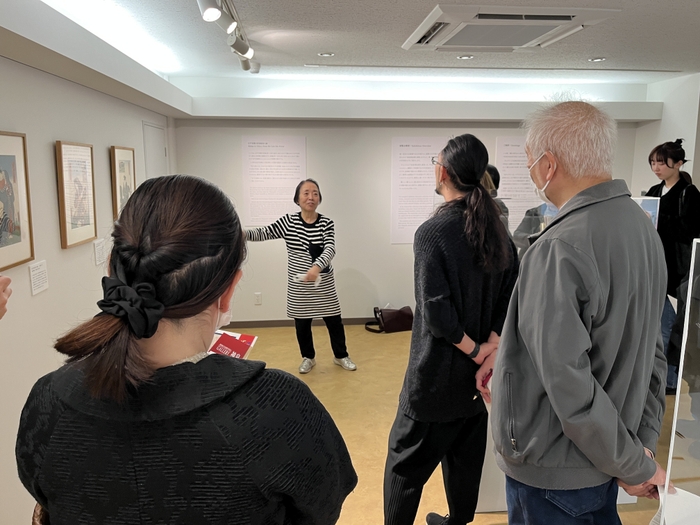 村田館長によるギャラリートーク