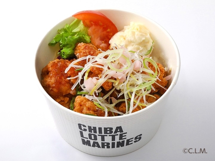 岩下の新生姜でさっぱり香味ネギソース唐揚げ丼