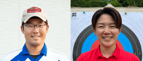 古川高晴選手(左)、野田紗月選手(右)