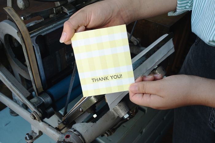 凹凸の素敵なカードができました