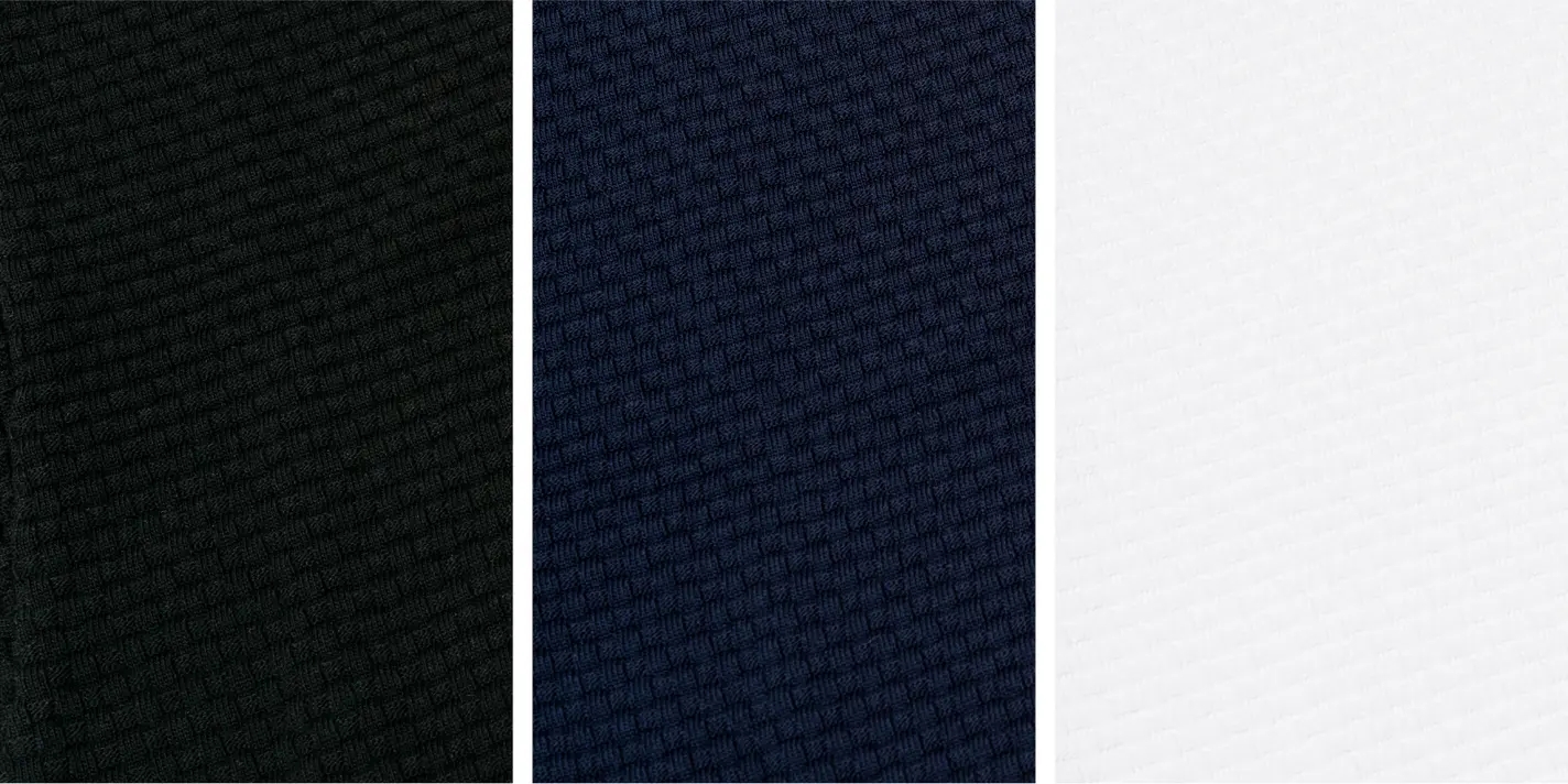 変形鹿の子編み