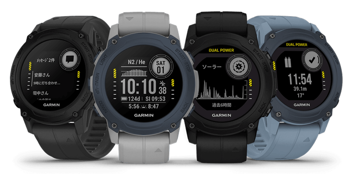 Descent G1/2カラー/88,000円(左2点) Descent G1 Dual Power/2カラー/99,000円(右2点)