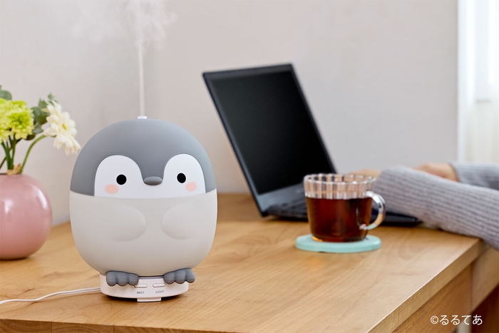コウペンちゃん ルームライト加湿器(横長_使用イメージ2)