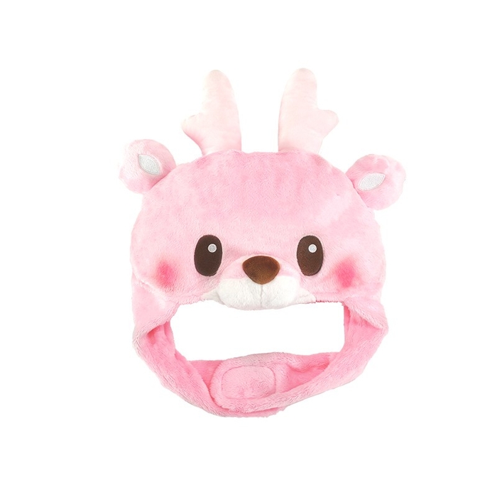 イワシカちゃんぬいぐるみキャップ(正面/ベルトを留めたパタン)