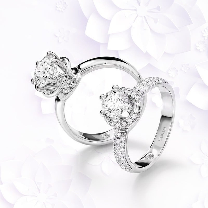 ミヌー エンゲージメントリング PT×ダイヤモンド