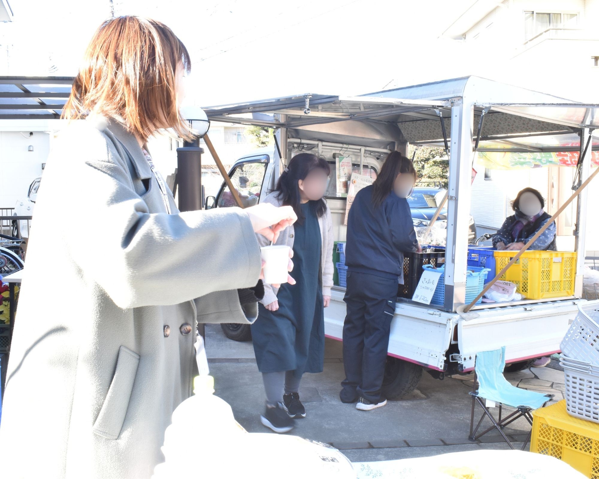 街中でのコミナス活動