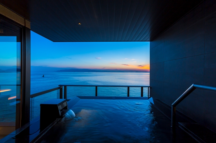 天空フロア-藍 - 露天風呂