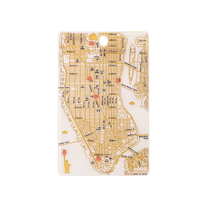 FLASH NY回路地図 LED6 ICカードケース 白