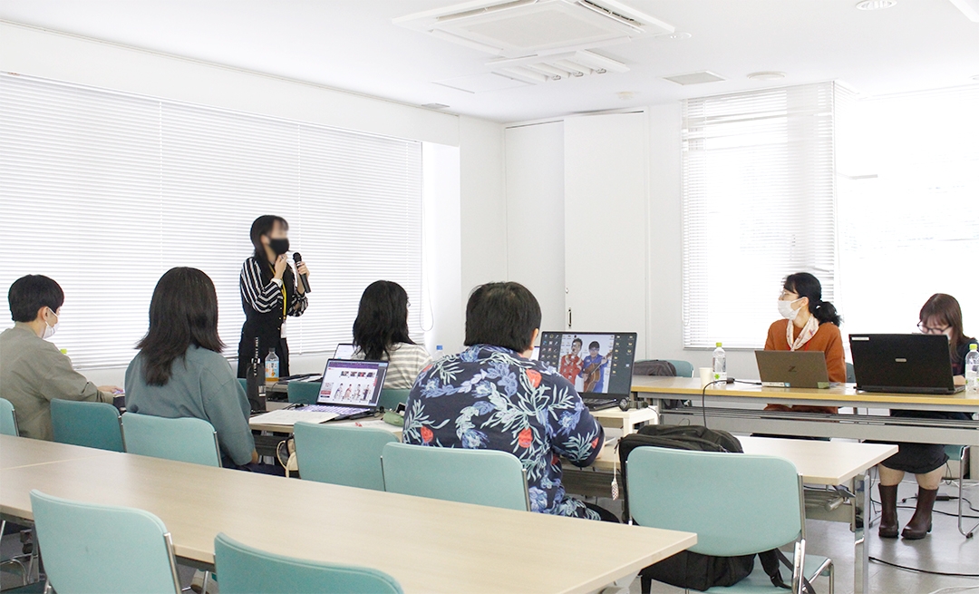 「夢館×京都芸術デザイン専門学校 産学連携プロジェクト」のオリエンテーションの後、質疑応答(Q&A)の時間
