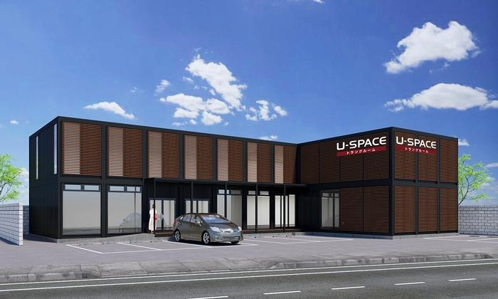 ユースペース 水戸赤塚店 外観パース