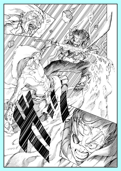 第1回トムスラボ漫画大賞 名場面“だけ”描いてみよう大賞『孫の恩返し』作者:海琉