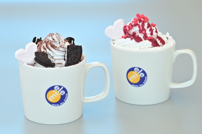 ▲「ミエレ ザ ダイナー」ホットチョコレートドリンク