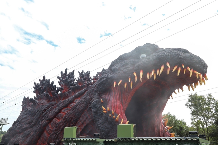▲実物大のゴジラを体感せよ!
