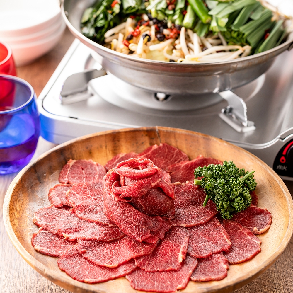 馬のしびれチーズ鍋(1人前)1,680円