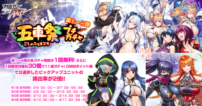 五車祭プチガチャ 第1~4弾