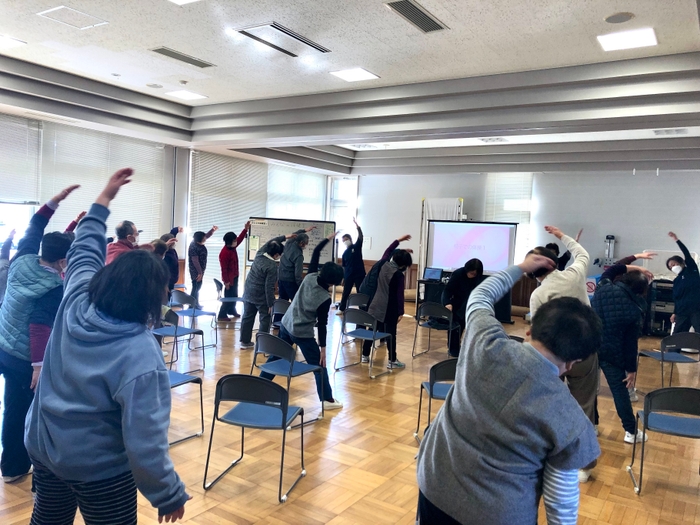 みんなの保健室事業 運動風景