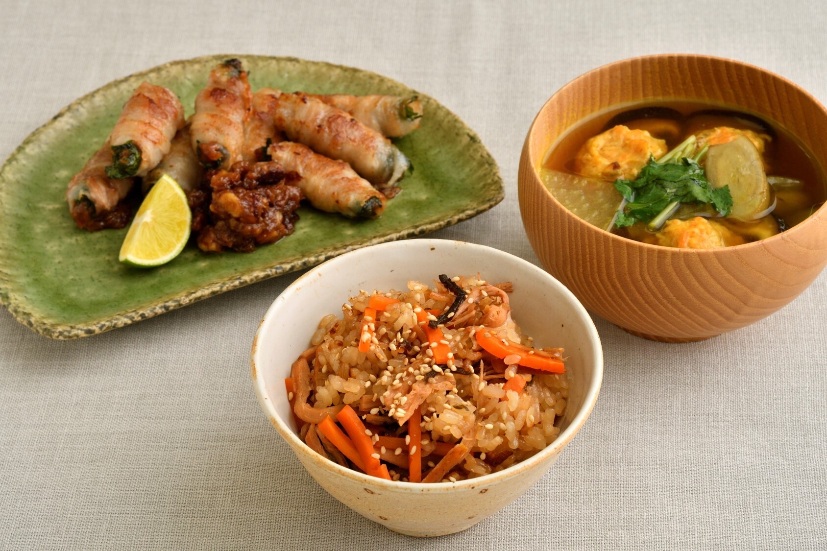 東北郷土料理×きび砂糖(R) レシピ3品