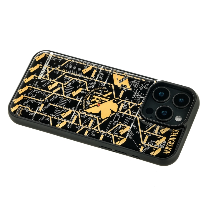 FLASH NERV 基板アート iPhone 16Pro Maxケース ななめ