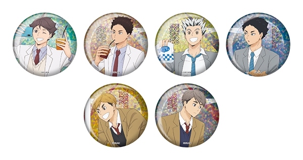 《9月中旬展開》ハイキュー!! ホログラム缶バッジ Vol.2(全6種)