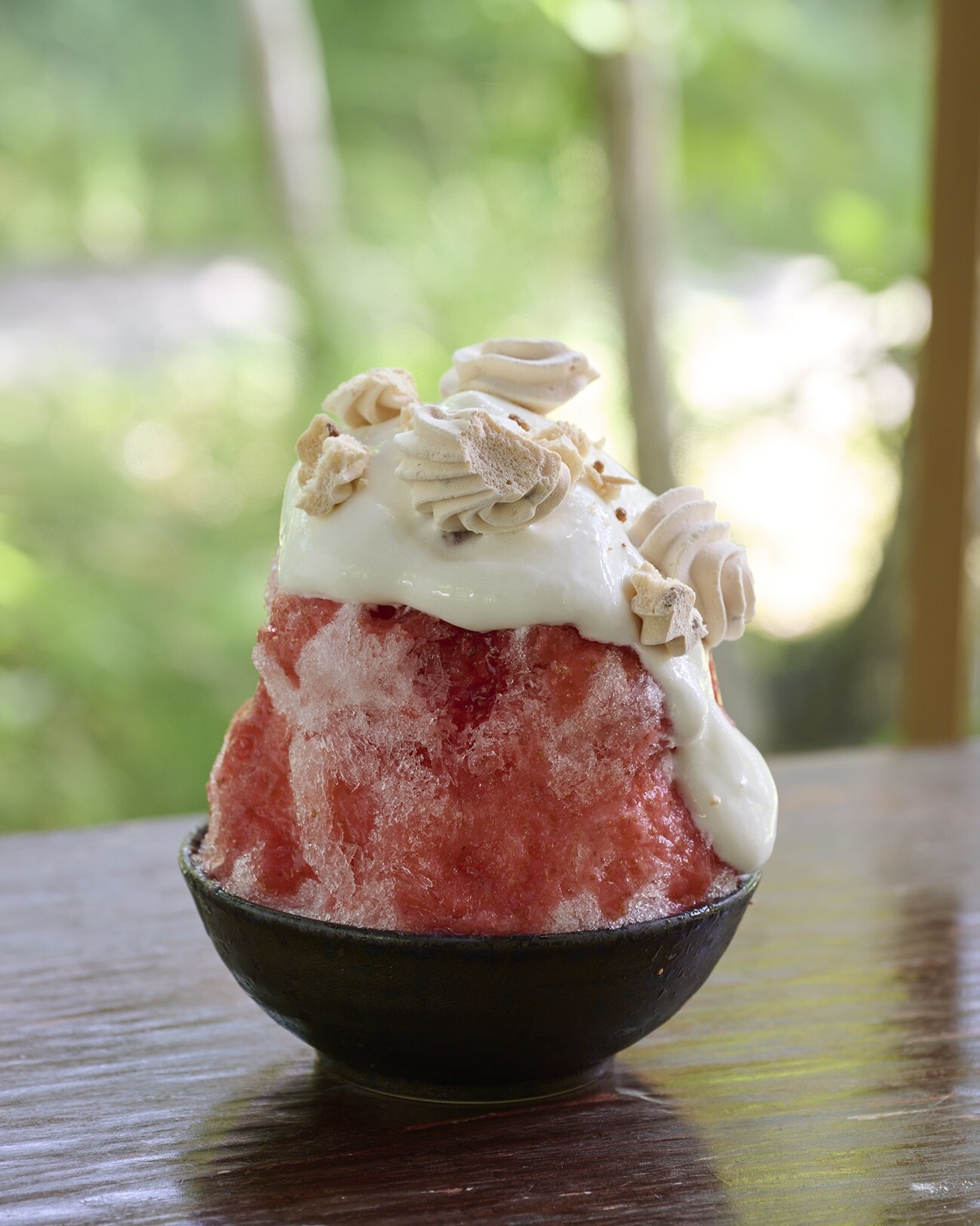 丹波産いちごとミルクエスプーマ