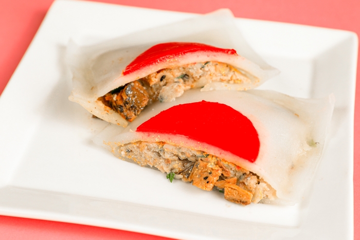 断面カット サンマと金粉が!