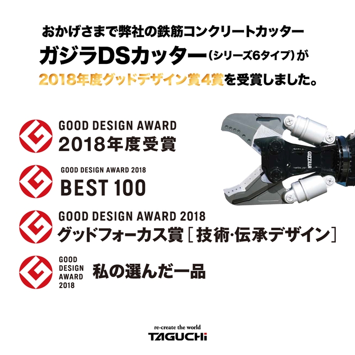 ガジラDSカッター 受賞タイトル