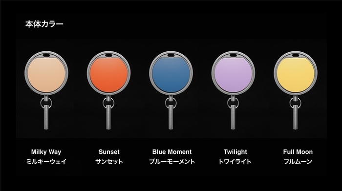 本体カラーバリエーション(全5色)