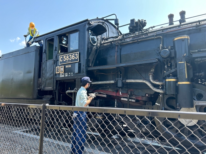 SL転車台公園での整備作業 イメージ1