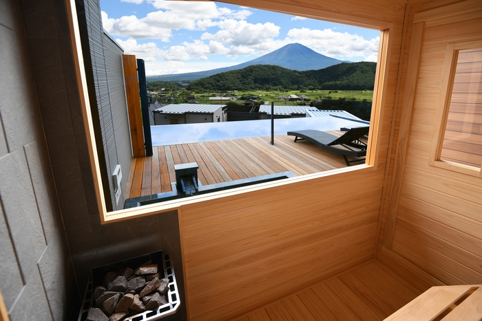 スタンダードヴィラ サウナからの眺め