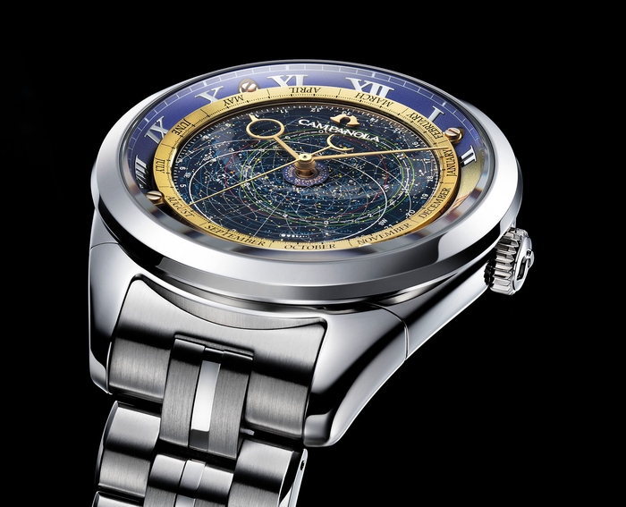 星空を映し出す文字盤