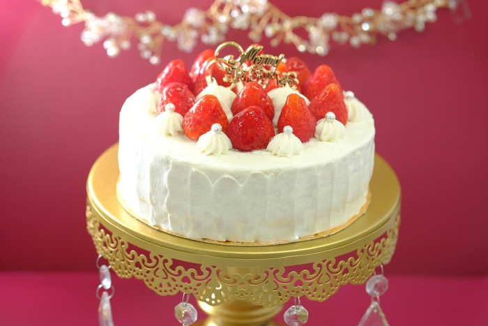 クリスマスいちごデコレーションケーキ グルテンフリー