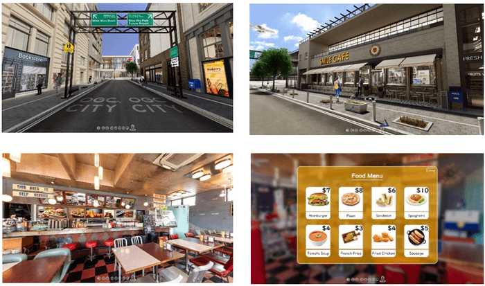 仮想の海外都市イメージ