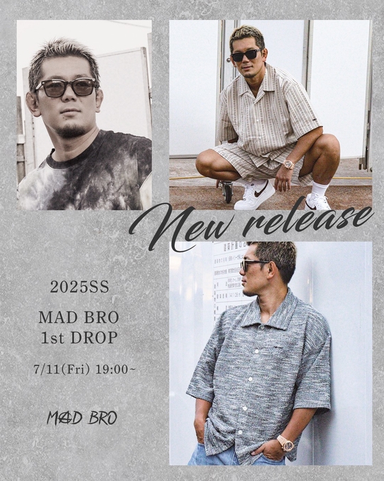 格闘家 皇治選手プロデュースブランド「MADBRO」で新作アパレル発売開始