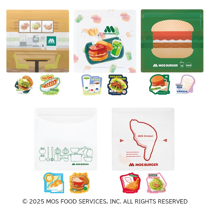 E賞:ジッパーバッグ&フレークシールセット