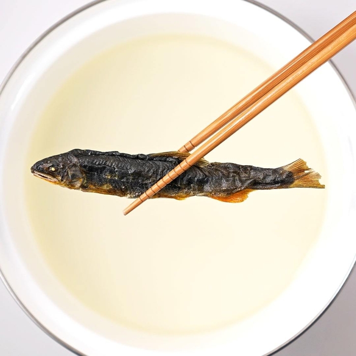 鮎の焼干しの出汁