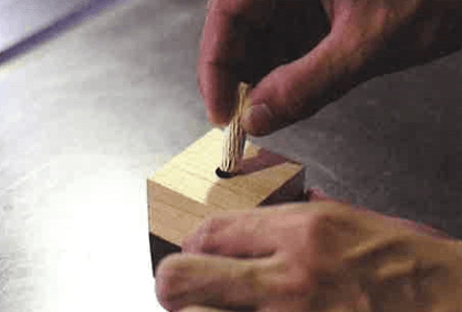 図:ヒノキダボの使用イメージ