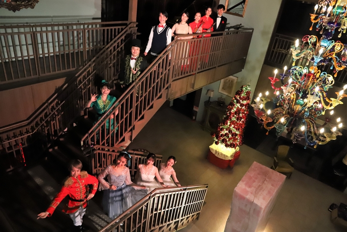 ▲レストラン全体を使ったミュージカル『くるみ割り人形の世界』