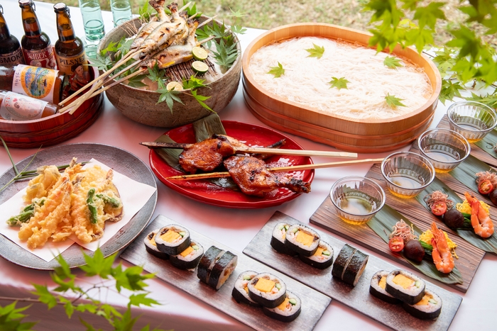 ▲海神人の食卓１階 宴「ファミリープラン」