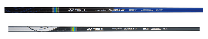 上からウッド専用モデル「REXIS KAIZA-M」、アイアン専用モデル「REXIS KAIZA-i」