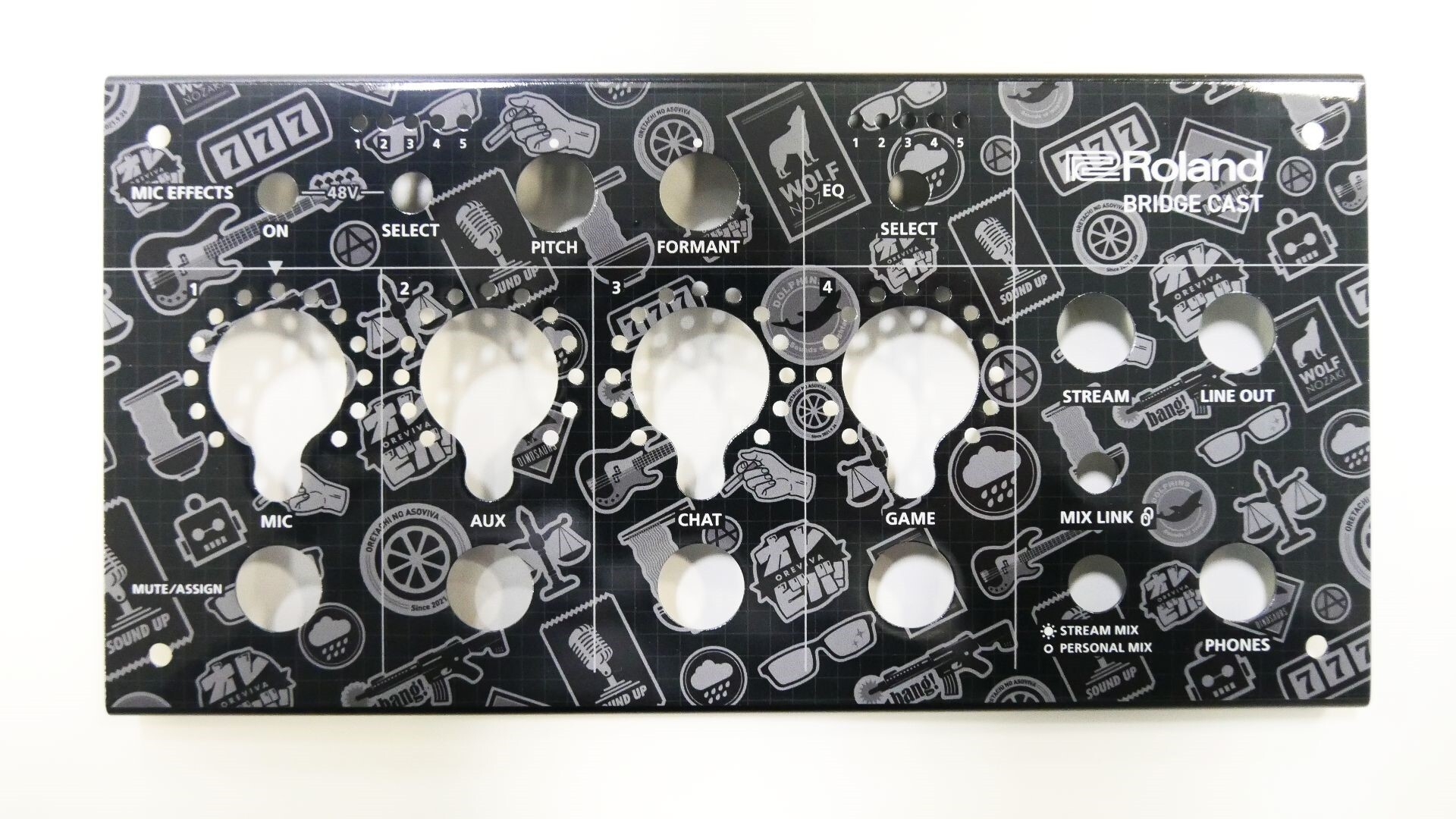 オレビバ!オリジナルデザインの 「BRIDGE CAST」フェイスプレート