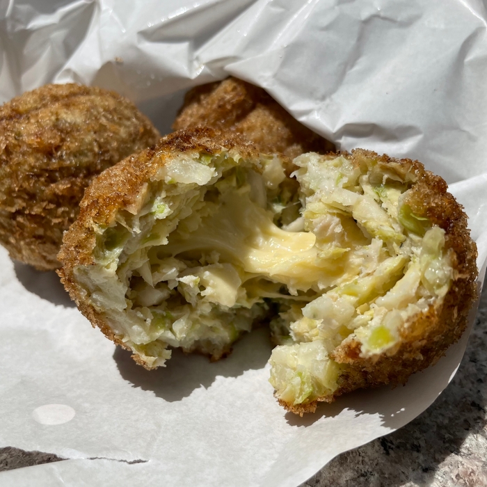 キャベツメンチ チーズ