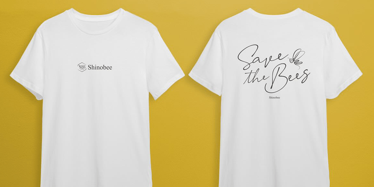 復旧祈念Tシャツ Save the Bees(2)