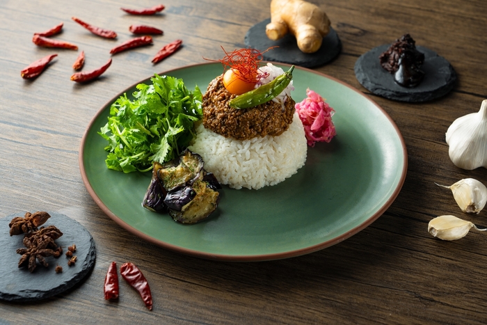 ~痺辛スパイス香る~四川風麻辣ポークキーマ(辛口)(スペシャルトッピング)